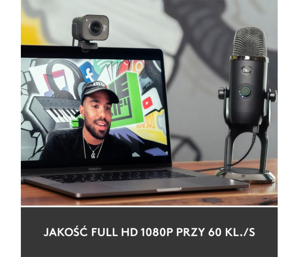 LOGITECH StreamCam Grafitowa 960-001281 - 577265 - zdjęcie 7